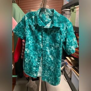 Wonder Nation Boys Short Sleeve Button-Down Shirt